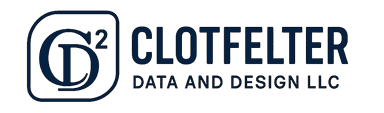 Clotfelter Data & Design Logo